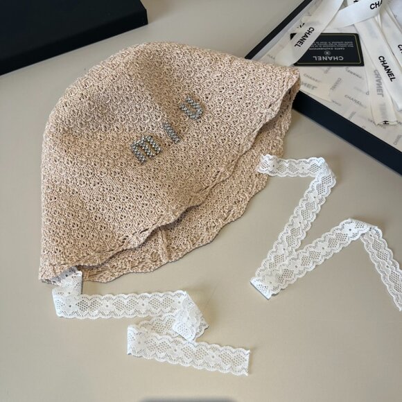 Miu Miu hat straw hat bucket hat baseball cap knitted hat main image 5